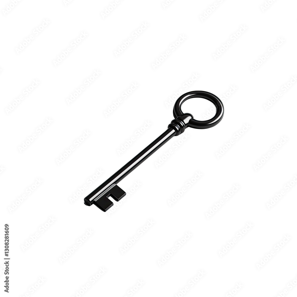 Black Skeleton Key Symbol of Mystery, Secrets, and Access Black Skeleton Key Symbol of Mystery, Secrets, and Access