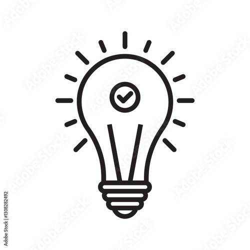 idea line icon. vector icon for your website, mobile, presentation, and logo design.