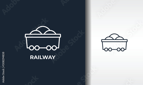 Railway Vector, Icon Or Logo Sign Isolated Symbol Illustration