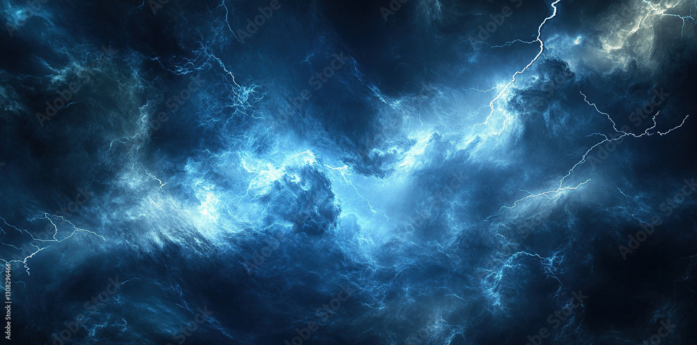 Fototapeta premium Dark Stormy Sky Abstract Background Emotional Impact