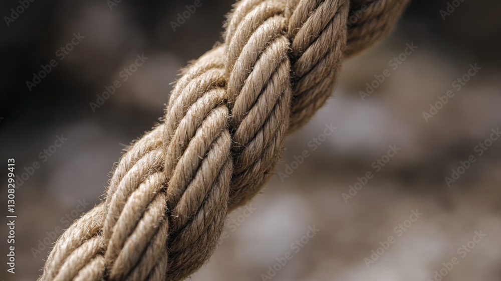 Textured Natural Rope Close-Up for Outdoor Adventure Scenes Textured Natural Rope Close-Up for Outdoor Adventure Scenes