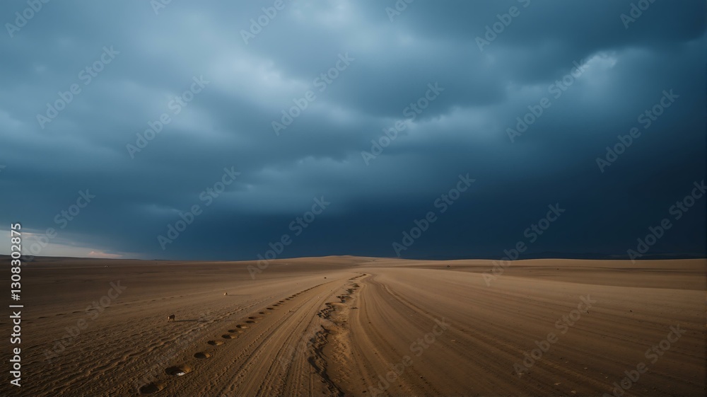 Naklejka premium 一片辽阔的大地