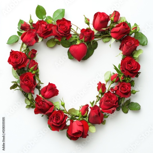 Red Rose Heart Bouquet