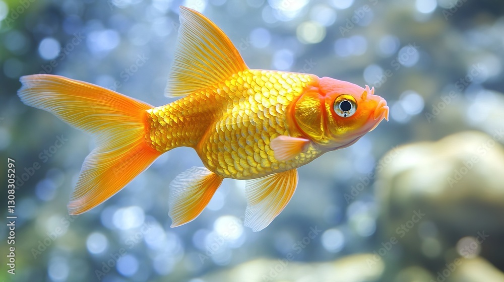 Goldfish in mid-air leap, vibrant orange scales, dynamic motion, clean blue water backdrop. Energy and freedom in nature's flow.
Goldfish in mid-air leap, vibrant orange scales, dynamic motion, clean blue water backdrop. Energy and freedom in nature's flow.