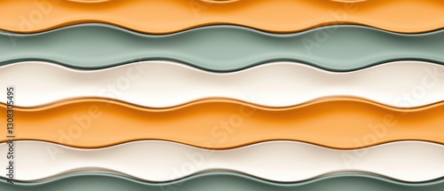 Seamless wave-like linear patterns in soft pastel tones, refined minimalist luxury pattern, sophisticated fluid modern elegance photo