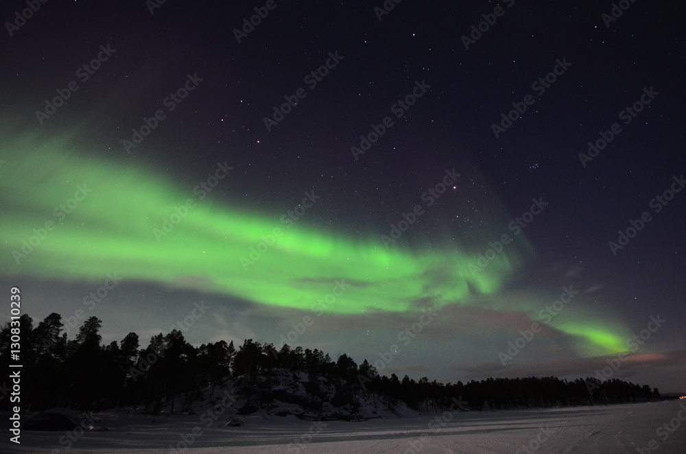 Inari, Finland, is located within the Arctic Circle and has a high chance of seeing the Northern Lights. Inari, Finland, is located within the Arctic Circle and has a high chance of seeing the Northern Lights.