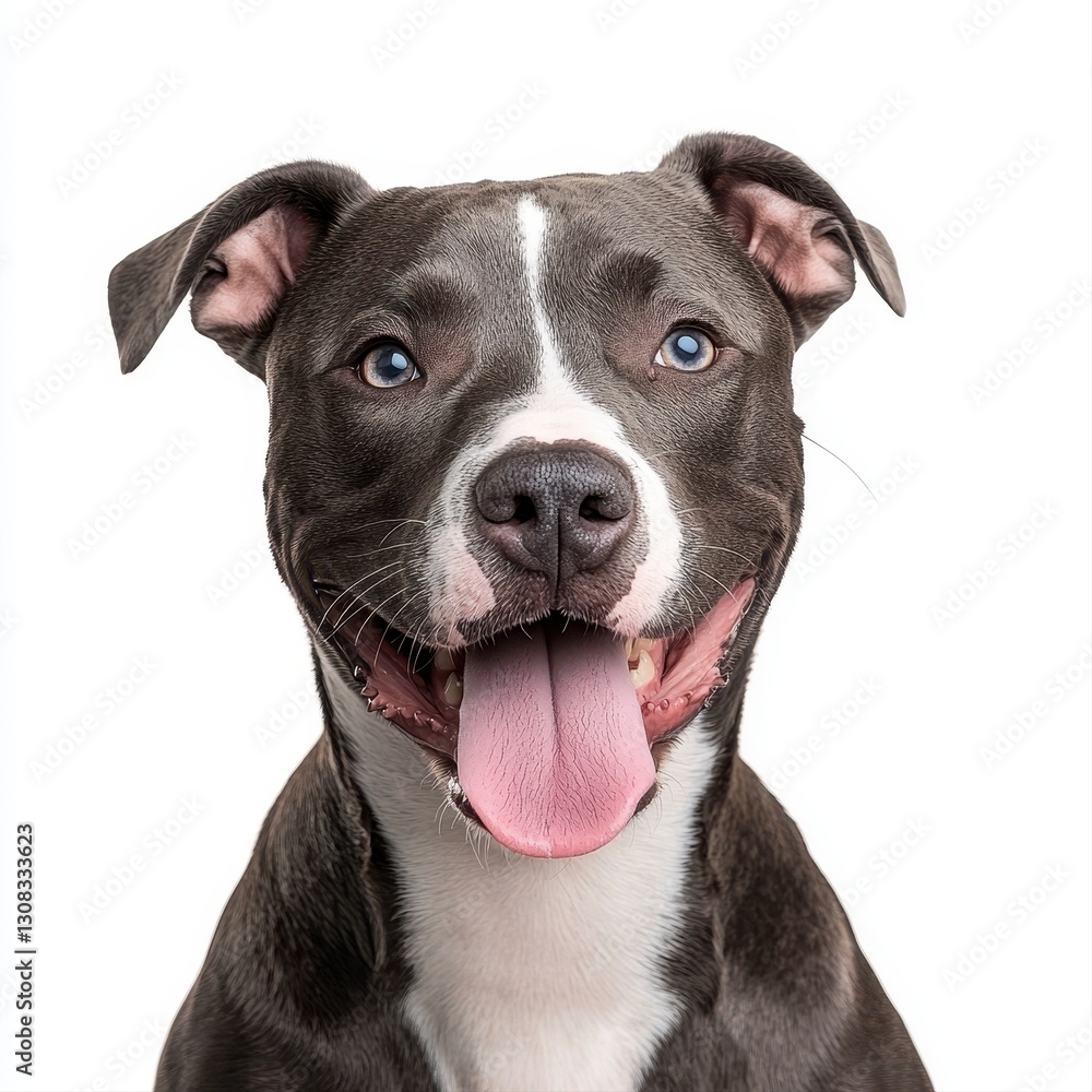 Joyful dog with its tongue out enjoying the great outdoors, perfectly captured in a fun and playful moment of bliss Joyful dog with its tongue out enjoying the great outdoors, perfectly captured in a fun and playful moment of bliss