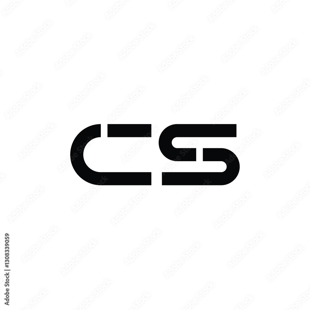 CS monogram logo design letter text name symbol monochrome logotype alphabet character simple logo CS monogram logo design letter text name symbol monochrome logotype alphabet character simple logo