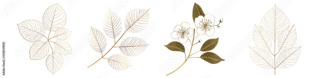 Elegant Botanical Nature Leaf in Monochrome Tones Collection of detailed minimalist nature inspired floral and foliage graphics with a focus on simplicity and beauty Elegant Botanical Nature Leaf in Monochrome Tones Collection of detailed minimalist nature inspired floral and foliage graphics with a focus on simplicity and beauty