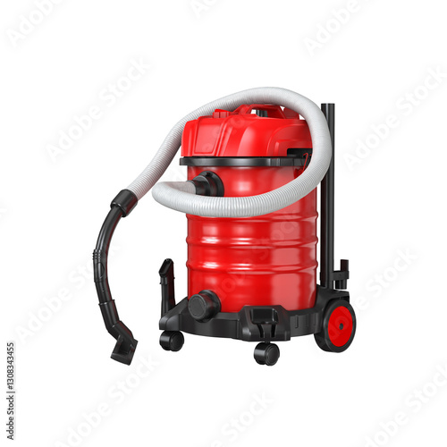 Wet and Dry Vacuum Cleaner 3D render for mockup