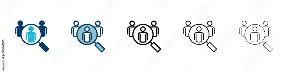 Hiring icon vector isolated on white background. Human resources concept. Recruitment. Search job vacancy icon. Hire. Find people icon Hiring icon vector isolated on white background. Human resources concept. Recruitment. Search job vacancy icon. Hire. Find people icon