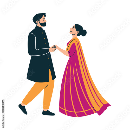 Indian Engagement Dance