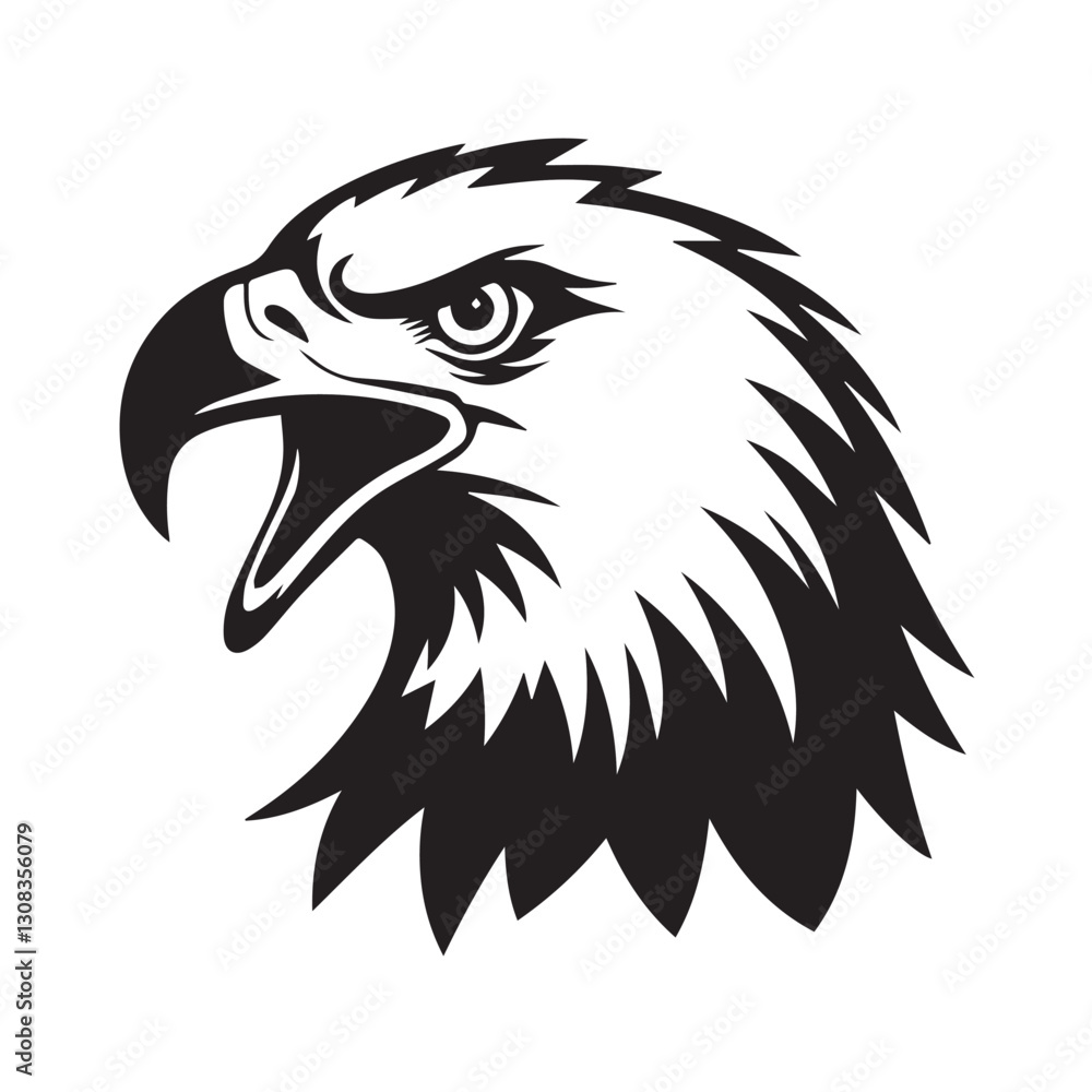 Eagle head vector illustration Eagle head vector illustration