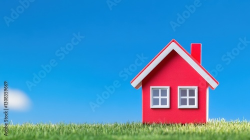 Wallpaper Mural Miniature House on Finger Point - Concept of Fragility and Personal Space. Torontodigital.ca