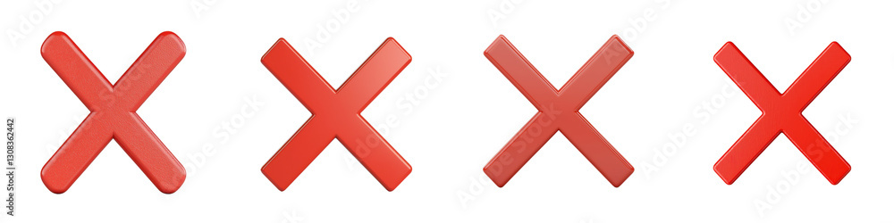 A collection of red X symbols representing various rejection denial cancellation and prohibition concepts These graphics can be used to indicate errors mistakes A collection of red X symbols representing various rejection denial cancellation and prohibition concepts These graphics can be used to indicate errors mistakes