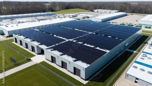 Green Energy-Powered Data Center – Solar Infrastructure