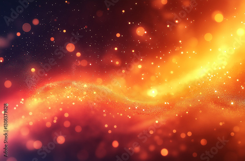  Abstract blurred background, light orange and red color gradient, blurred circles of light, soft lighting, blurred background, blurred shapes in the foreground, light gray background