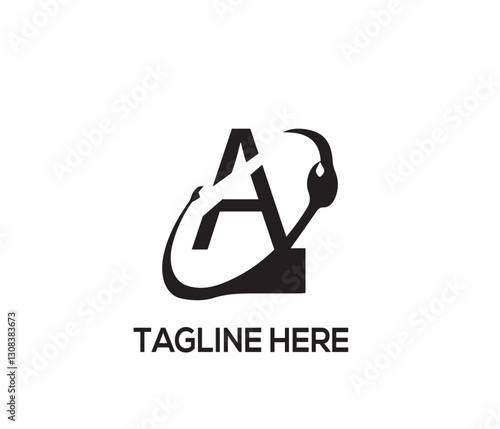 A latter logo and vector