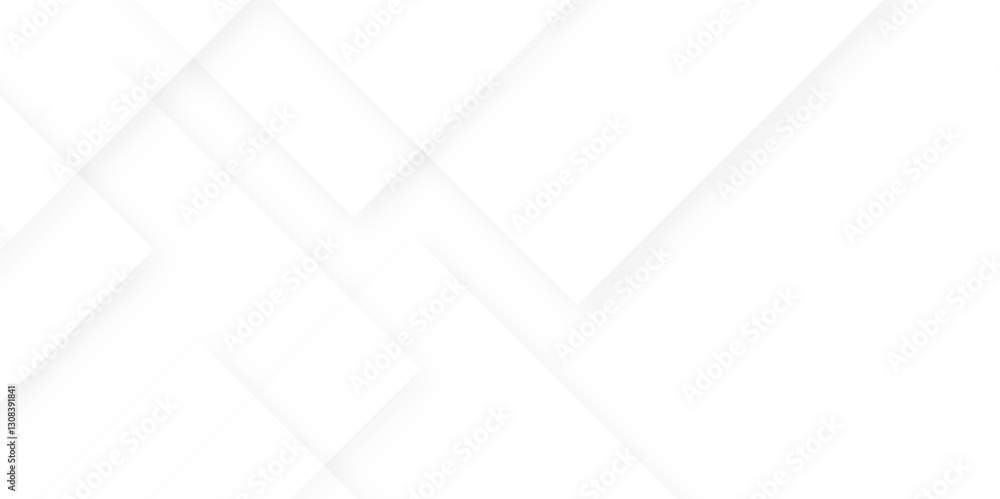 Obraz premium Modern abstract white and grey lines on light silver background. Seamless white geometric lines luxury shapes, vector background. computer geometric digital cards, flyer, poster, banner, design.