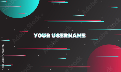 Simple Modern Abstract TT Background With An Outer Space Planet Theme Is Suitable For Your Account Promotional Design