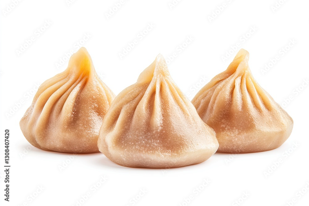Obraz premium Shanghai soup dumplings isolated on white background