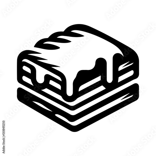 Simple Flat Disc Brake Vector Illustration & Logo Design