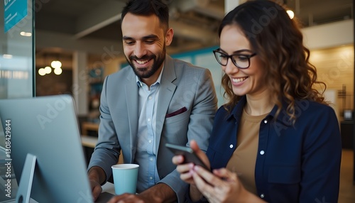 A mobile banking agent assisting a small business owner in opening their first digital bank account.
