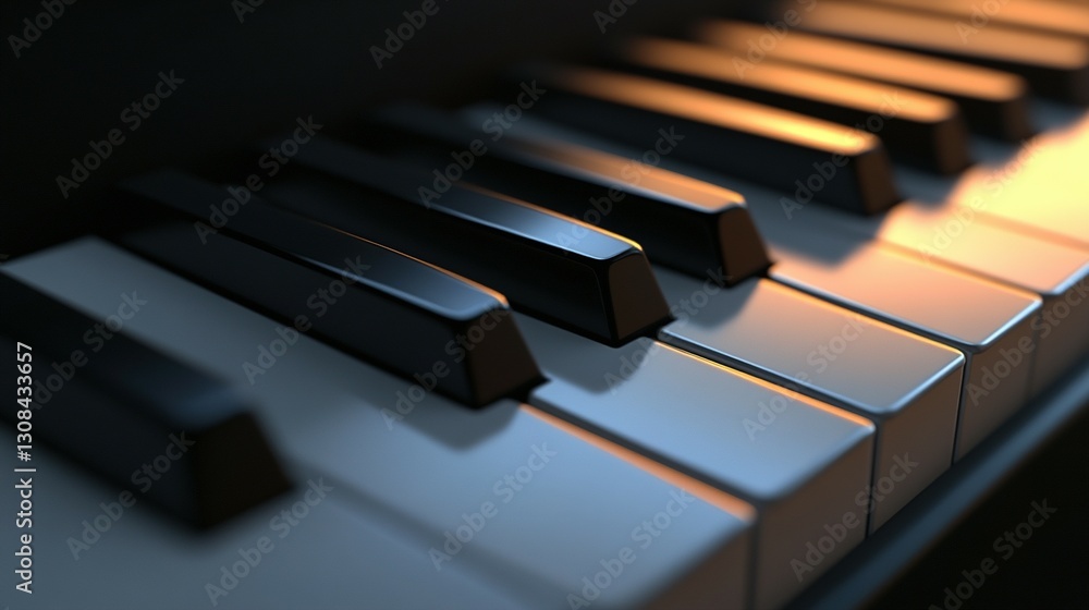 custom made wallpaper toronto digitalClose up image showing the keys of a musical instrument