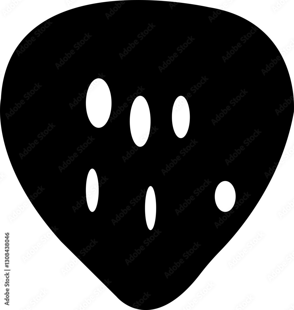 Fototapeta premium Strawberry. Icon with reflection on white, fruit, sweet