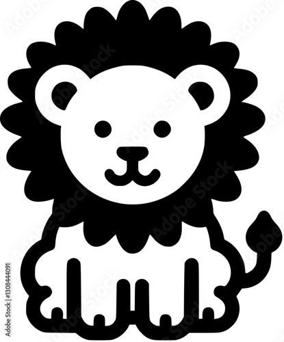 baby lion Generative AI