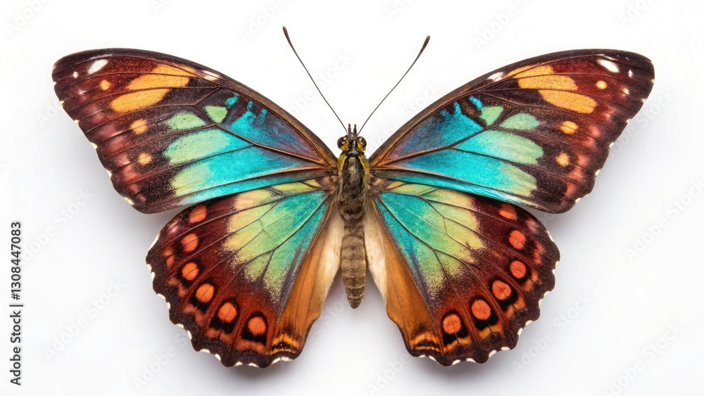 Fototapeta premium Luminous Butterfly Wings: Macro AI Generated Photography