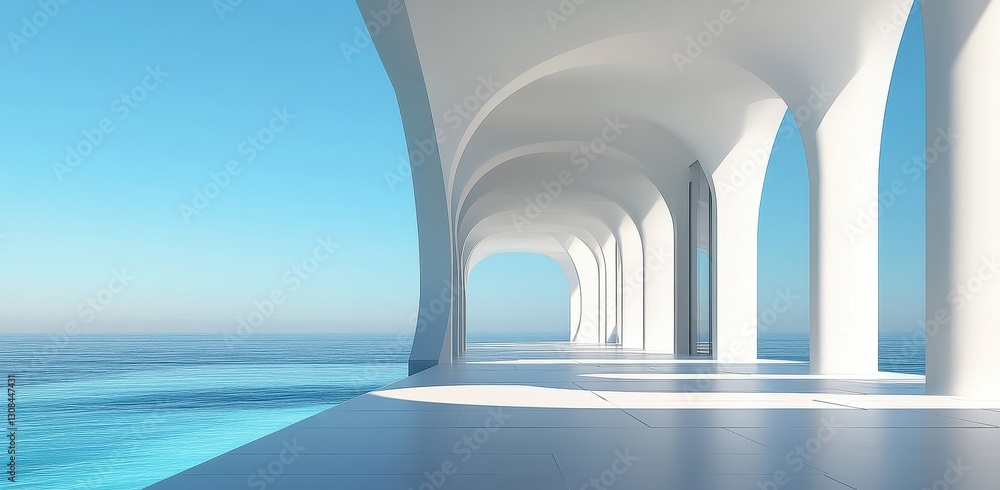 Modern Coastal Architecture with Ocean View