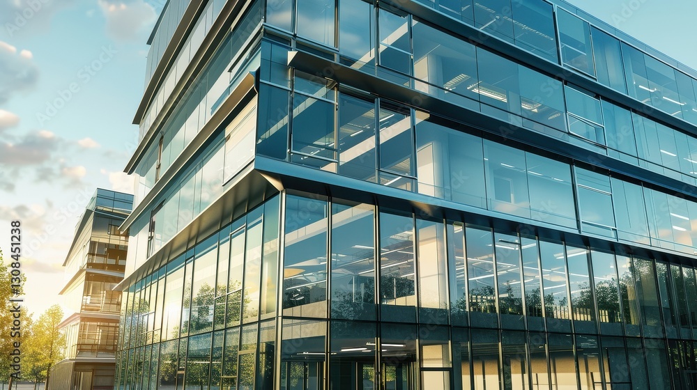 Stunning Modern Glass Office Building