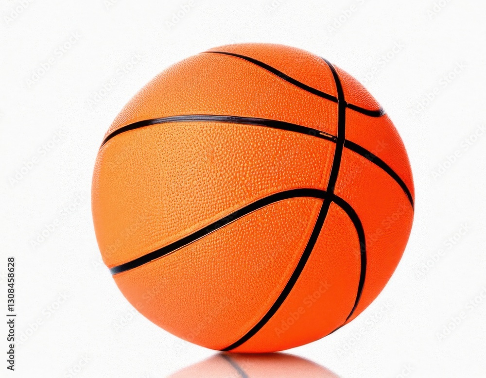Fototapeta premium basketball ball isolated on white transparent background