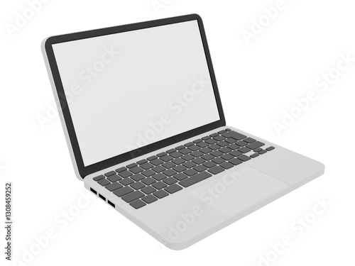 右向きのノートパソコンRight-facing Laptop