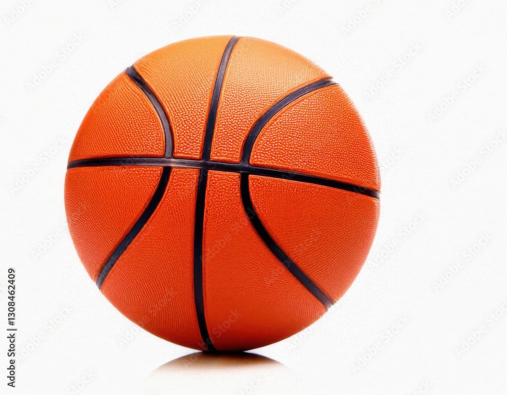 Fototapeta premium basketball ball isolated on white transparent background