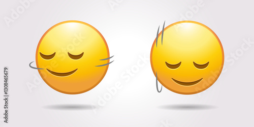Head shaking emoji icon. Yes and no. Agree and disagree.