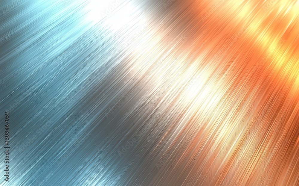Abstract vibrant background with smooth metallic texture in orange, silver, and blue hues, ideal for modern design and digital artwork projects. Abstract vibrant background with smooth metallic texture in orange, silver, and blue hues, ideal for modern design and digital artwork projects.