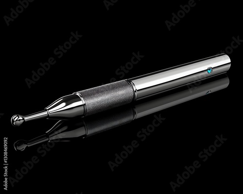 Wallpaper Mural Metal Therapy Pen on Black Background Torontodigital.ca