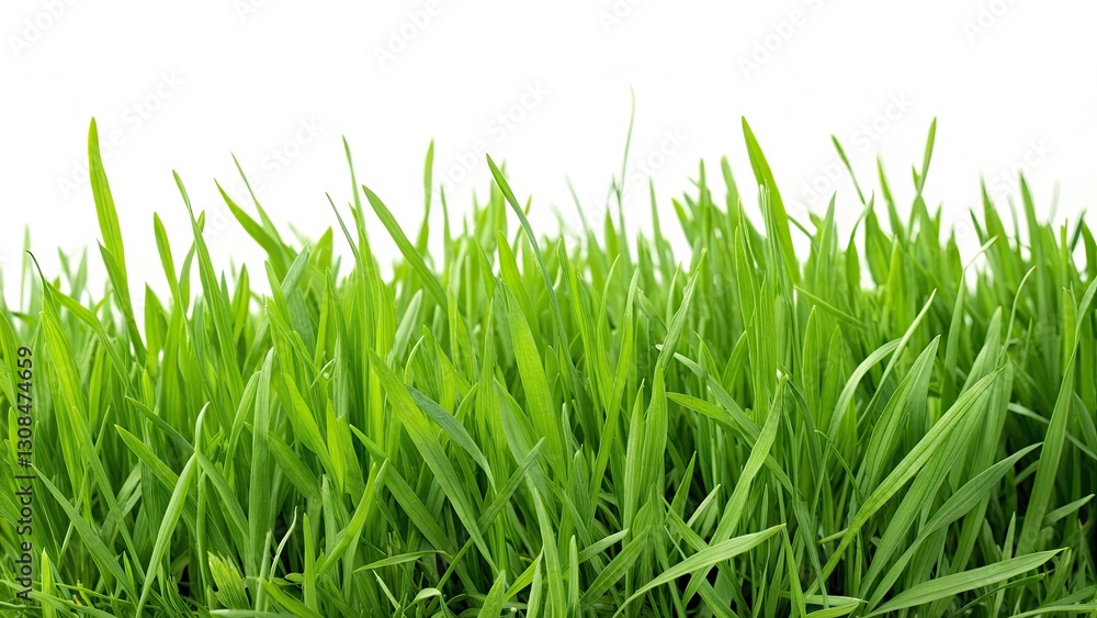 Obraz premium Summer Green Grass Seamless Texture Background, Lush Meadow, Nature Wallpaper, High Resolution, Double Exposure Photography