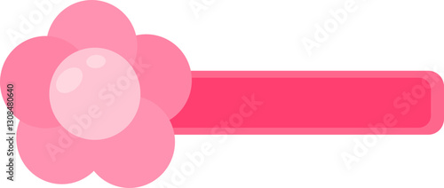 Pink hairpin hairclips