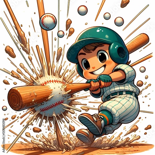 Kids Playing Baseball Game – Fun & Energetic Sports Action | Teamwork, Competition & Childhood Joy in a Dynamic Outdoor Adventure (Girl & Boy)