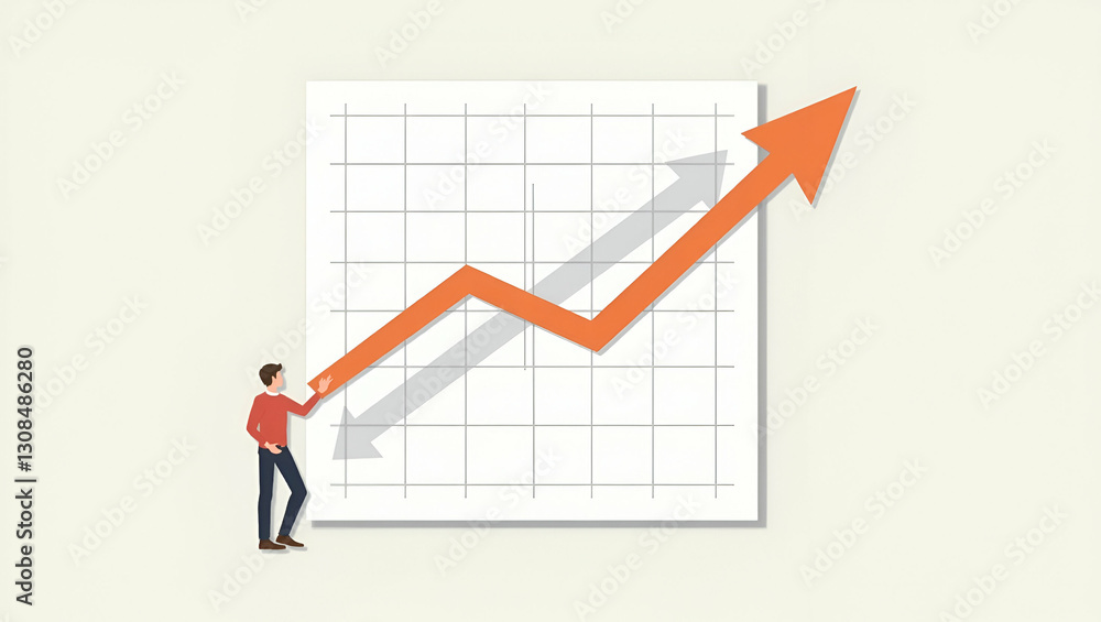 Effective Cost Reduction Strategies: A Flat Graph Illustration with Downward Pointing Arrows Showcasing Smart Business Cost Saving Measures in a Cute Vector Style Effective Cost Reduction Strategies: A Flat Graph Illustration with Downward Pointing Arrows Showcasing Smart Business Cost Saving Measures in a Cute Vector Style