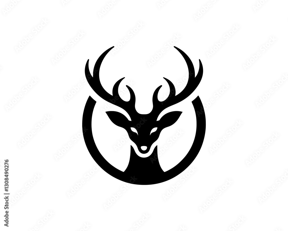 deer head silhouette vector deer head silhouette vector