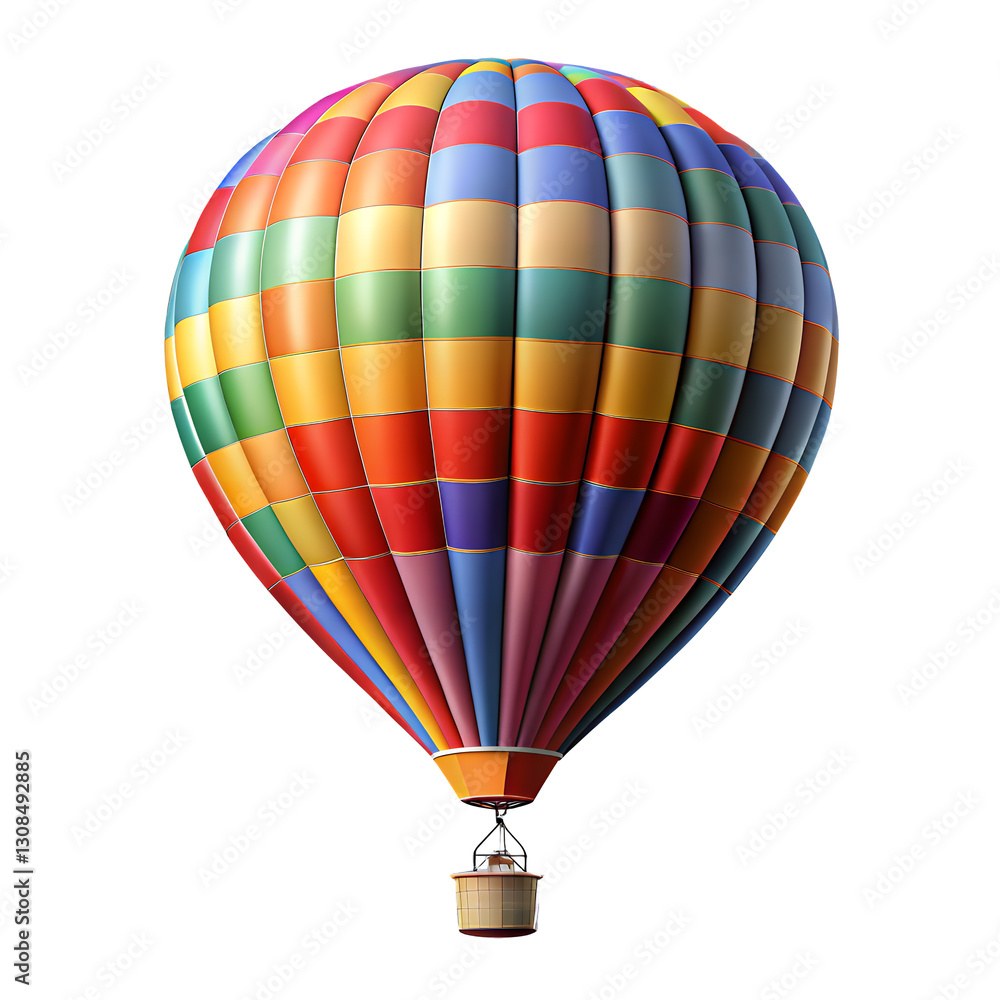 3D Hot Air Balloon Floating on Transparent Background High-Quality PNG & Vector Image for Design & Animation.AI Generated 3D Hot Air Balloon Floating on Transparent Background High-Quality PNG & Vector Image for Design & Animation.AI Generated