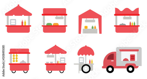 Food Stall Icons