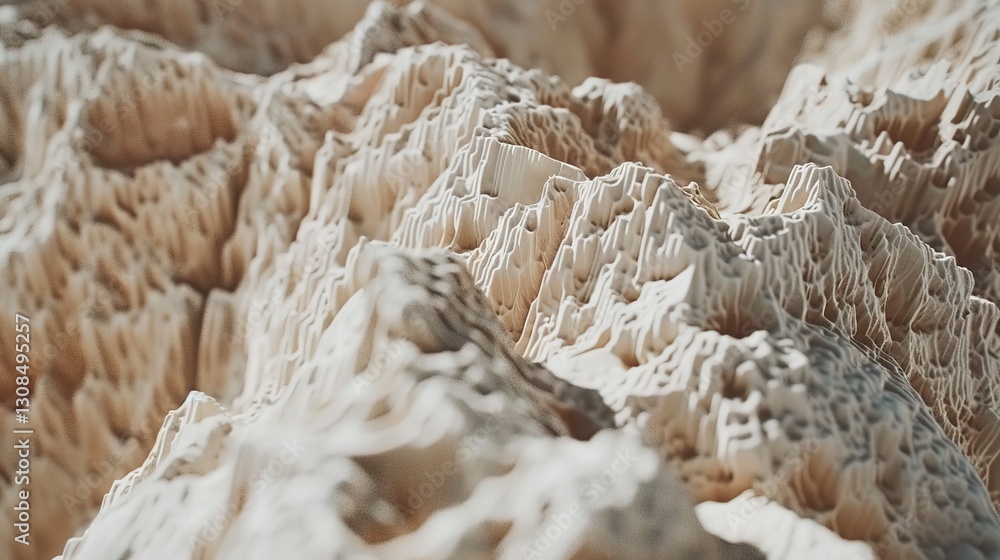 Close-up of intricate layered rock formations with subtle textures and earthy tones, showcasing natural geological patterns and detailed mantle structures. Earth science and geology concepts. Close-up of intricate layered rock formations with subtle textures and earthy tones, showcasing natural geological patterns and detailed mantle structures. Earth science and geology concepts.