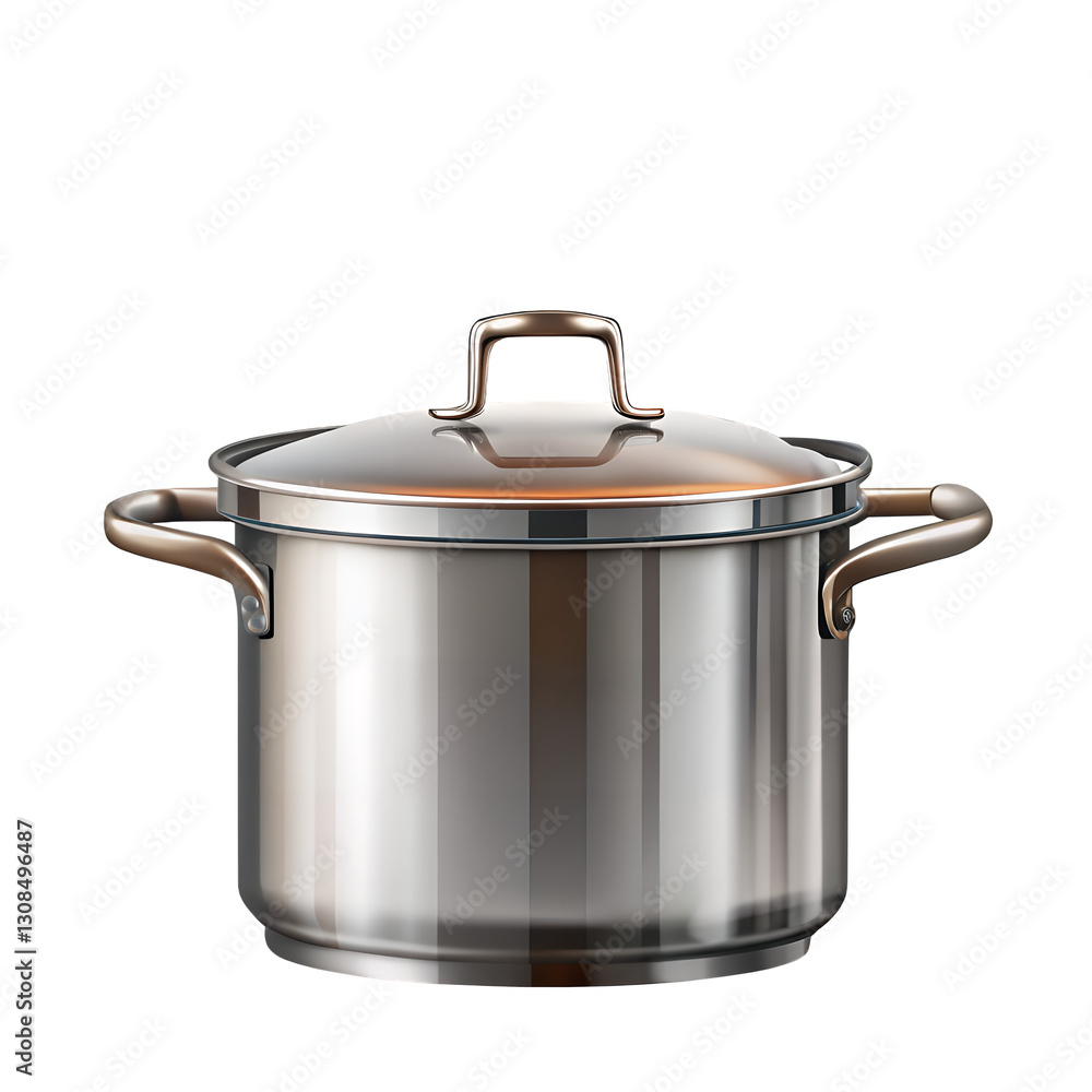 Realistic 3D Cooking Pot with Steam – Transparent Background High-Quality Kitchen Render.AI Generated Realistic 3D Cooking Pot with Steam – Transparent Background High-Quality Kitchen Render.AI Generated