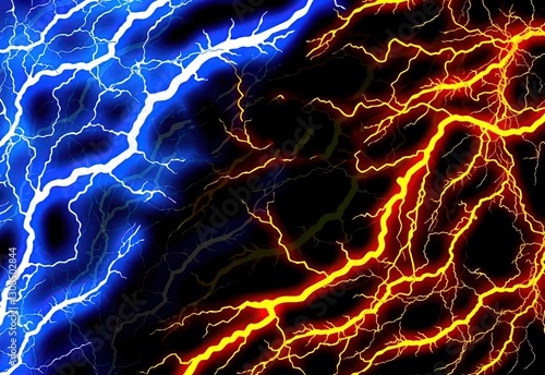 Lightning bolts texture background