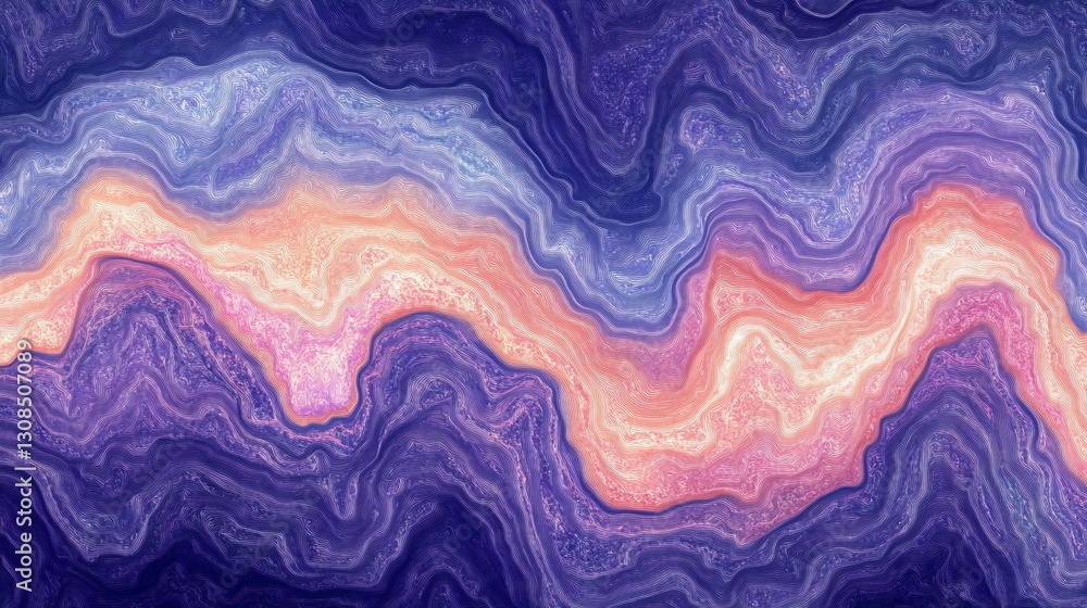 Fototapeta premium Abstract Purple, Pink, and Blue Swirl Pattern